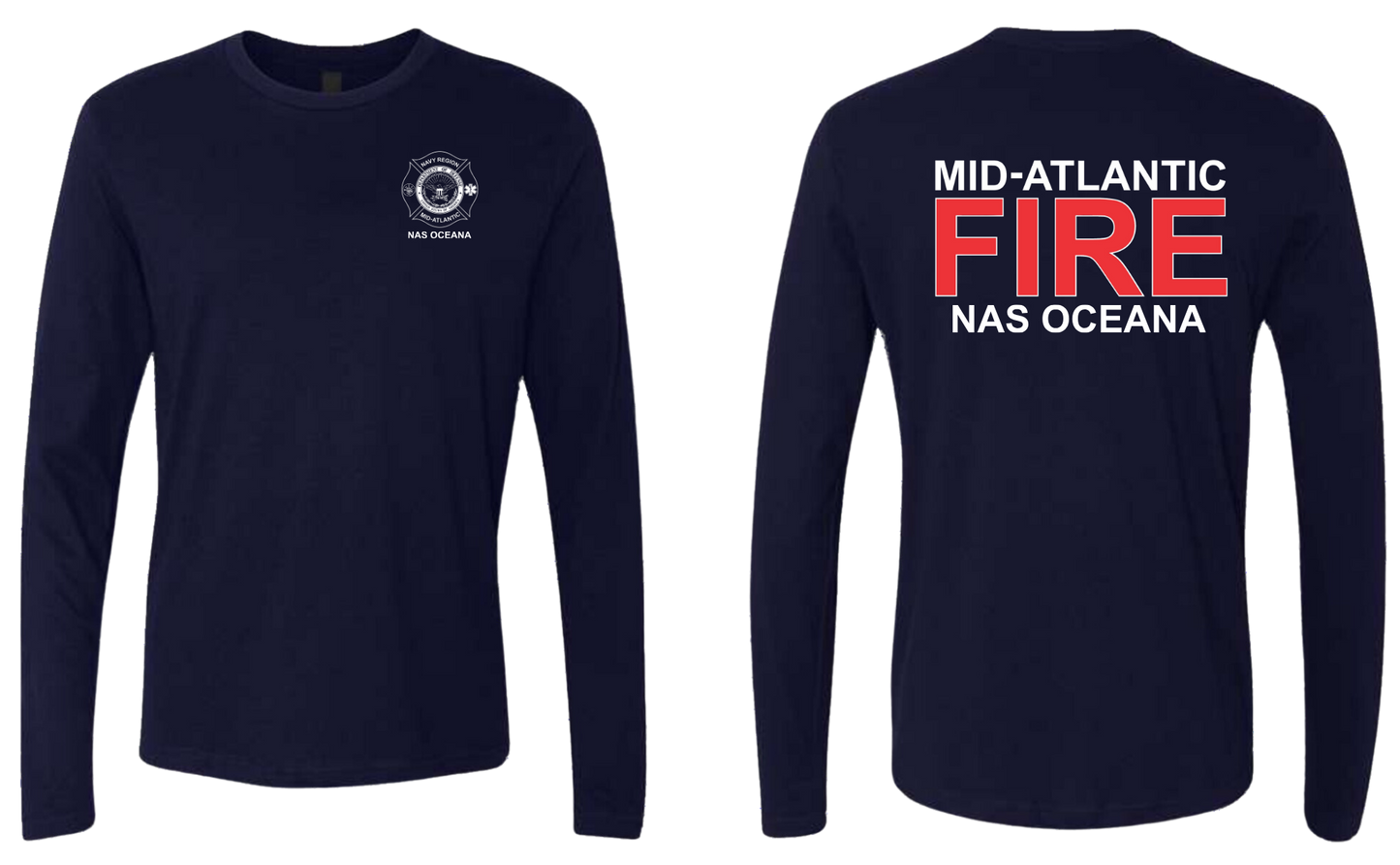 NAS Oceana 100% Cotton High Quality Long Sleeve Shirt