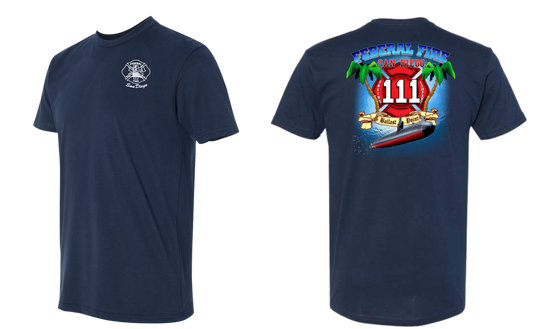 Station 111 Fire San Diego 60/40 Premium Short Sleeve Shirt