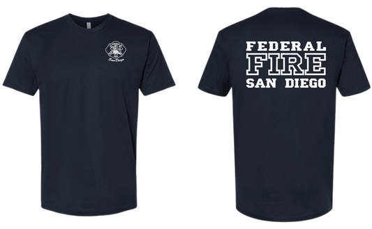 Federal Fire San Diego 100% Cotton High Quality Short Sleeve Shirt