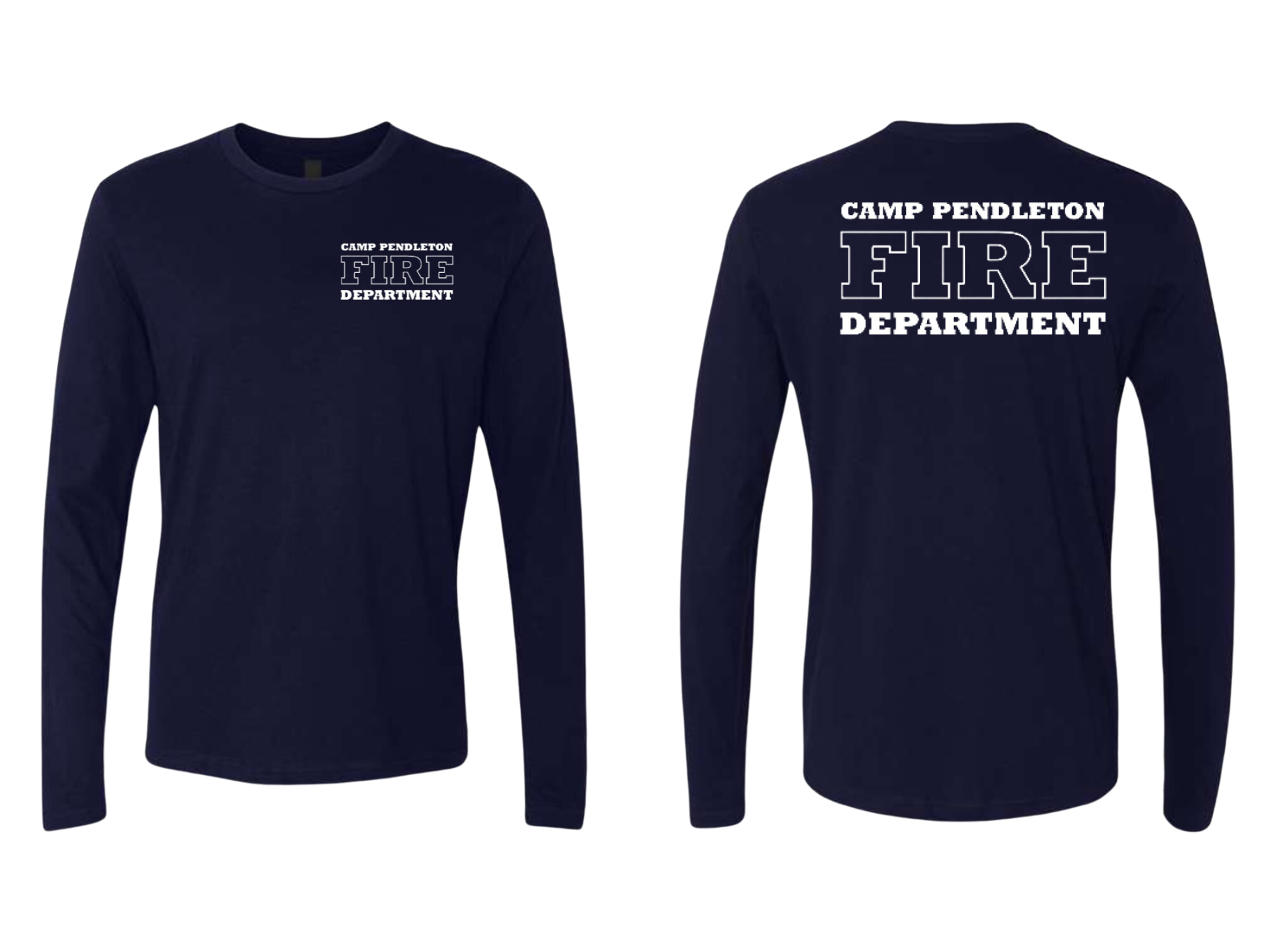 Camp Pendleton Fire Duty Long Sleeve T-Shirt