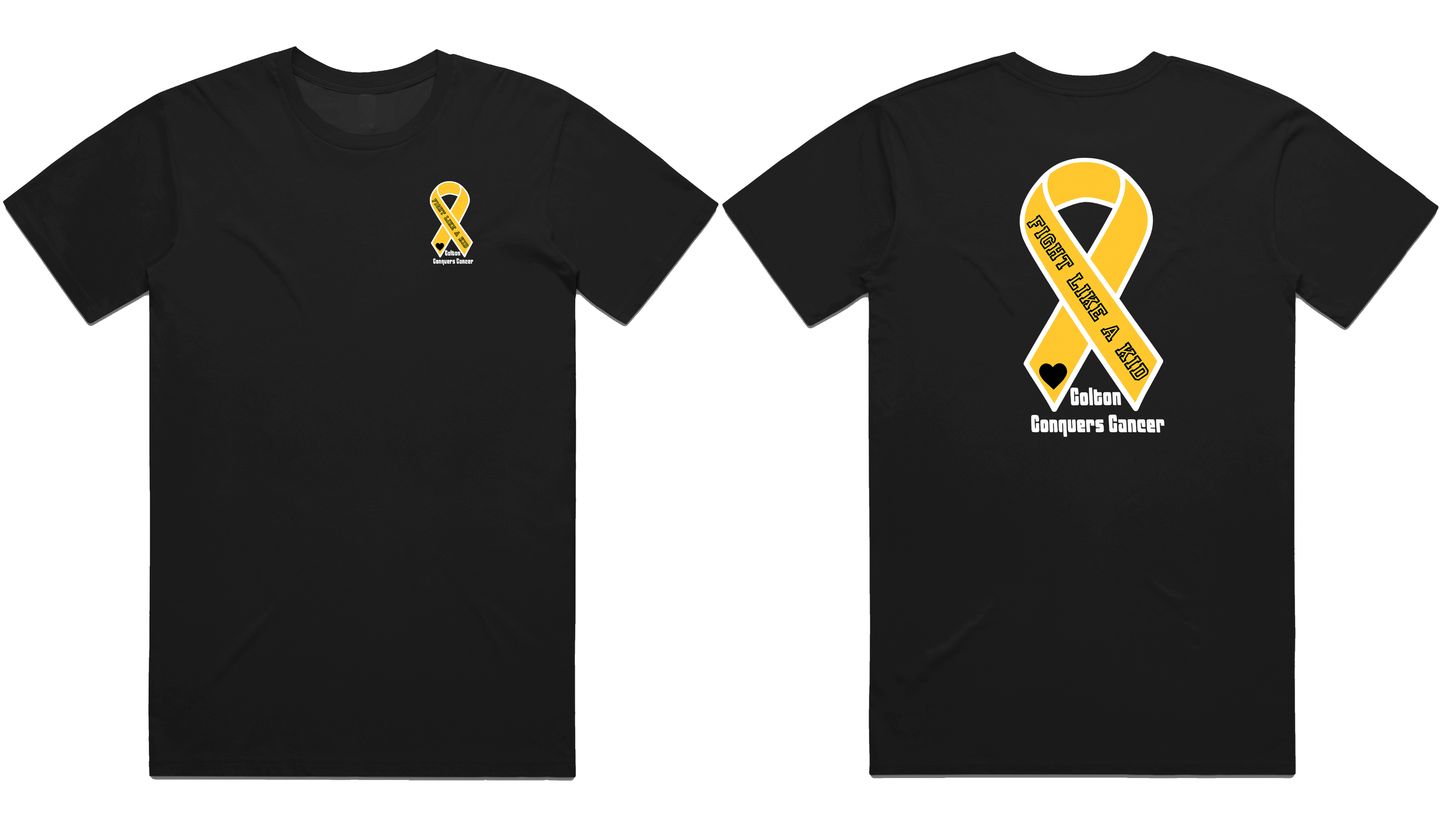 Colton Conquers Cancer Youth Charity Shirt